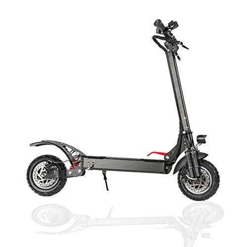 Electric Scooter : QXFJ Foldable Electric Scooter, Maximum Speed 50MPH 52V23Ah Battery Maximum Load 150kg Suitable For Short Trips Dual Drive 2000w (1000w X 2) Foldable Adult Electric Scooter