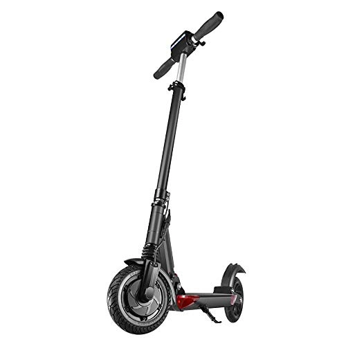 Electric Scooter : QXFJ Foldable Electric Scooter, Three Speed Modes Maximum Speed 25km / H Maximum Load 100kg 30KM Long Distance Color Screen Instrument Foldable Handle Height Adjustable