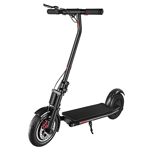 Electric Scooter : QXFJ Foldable Electric Scooter, Three Speed Modes Maximum Speed 28km / H LED Display Maximum Load 150kg 30KM Long Distance 280mm Tubeless Tyre Multi-Hole Disc Brake