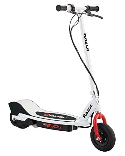 Electric Scooter : Razor E200 Electric Scooter - White - FFP