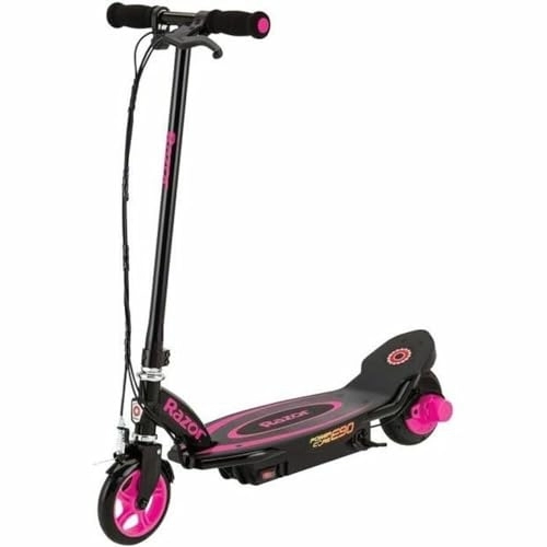 Electric Scooter : Razor PowerCore E90 Electric Scooter for Kids 8+ with 10 mph Max Speed & 60 Minute Ride Time, Up to 10 Mile Range, 12V Battery
