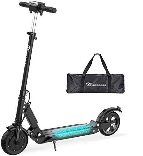 Electric Scooter : RCB Electric Scooter Folding Scooter Maximum speed 30km / h, 350W Motor, Anti-Skid Tire and LCD Screen, Waterproof, For Adults and Teenagers (BLACK)