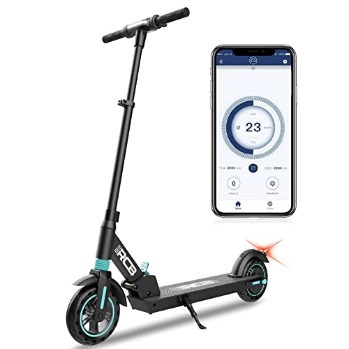 Electric Scooter : RCB Electric Scooter, Ultra Portable Electric Scooter with APP, 3 Speed mode, LCD display, Cruise Control, Innovative folding method, Electric Scooter Adult (R13)