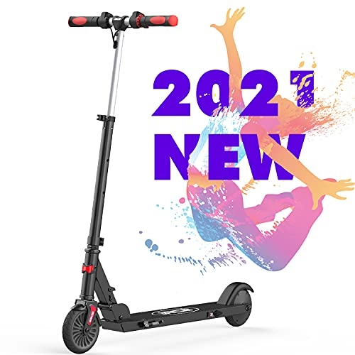 Electric Scooter : RCB Electric Scooters for kids, adjustable folding, 20 km / h Max, Speed Scooter Lightweight IP4 Waterproof Reflective Sticker Anti-Slip Handlebar