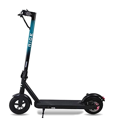 Electric Scooter : RIDE GB adult electric scooter 500 * 25 km / ph * 25 km range * smartphone APP * front suspension * xiaomi dashboard * free graphics pack (teal blue)