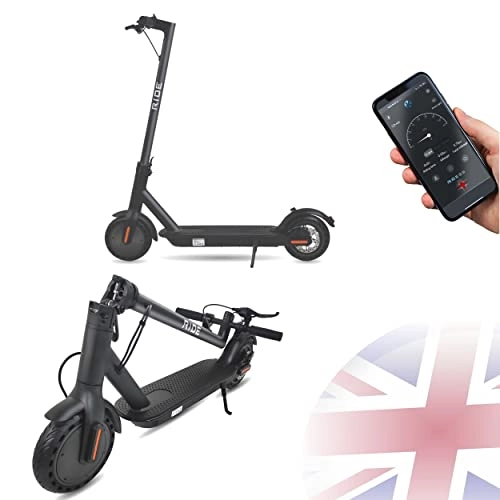 Electric Scooter : RIDE GB adult electric scooter( 500 watt Max power) * 30 km / ph * anti puncture tyres * smartphone APP * xiaomi dashboard * UK headquarters.