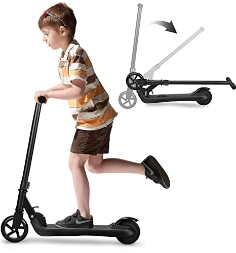 Electric Scooter : Riding'times Electric Scooter for Kids Ages 4-12, Foldable Kids E Scooter with Kick Start Boost and Rear Brake, 3.5H Charging time, Kick Scooters for Kids, Girls, Boys
