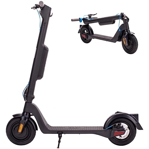 Electric Scooter : Riley Scooters RS1 Electric Scooter: Lightweight Foldable escooter with Max. 18-25km Range 25km / h Top Speed: 2 Hour Quick Charge Detachable Battery, LED Lights, Triple Braking System