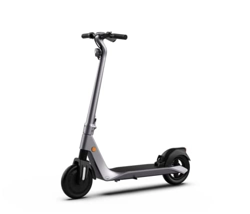 Electric Scooter : Scooter Store Electric Scooter Foldable Kick Scooters for Adults Up to 25KM / H Portable Folding Fast Commuting E Scooters -10" Solid Tires - Kick-Start Boost with Double Braking System (Silver Grey)
