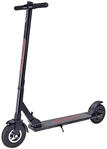 Electric Scooter : Scooters for Adults Gliding Movement Portable Off Road Kids Electric Scooter Foldable (Color : Black)
