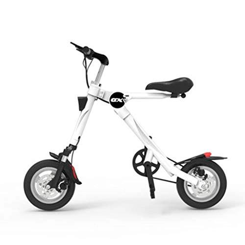 Electric Scooter : Segway Small Folding Electric Bicycle Lithium Battery Assisted Adult Two-wheeled Scooter Mini Ultra Light Battery Car