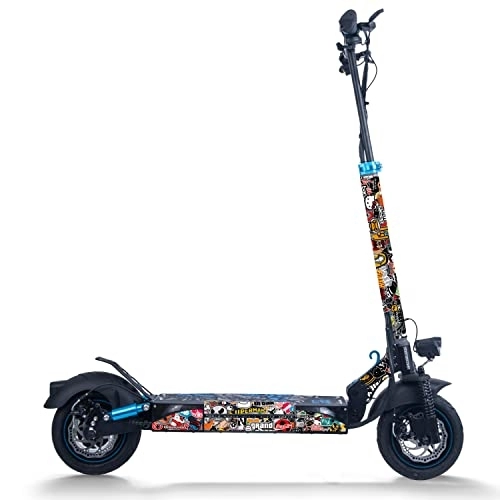 Electric Scooter : STYLISH SCOOTERS Smartgyro Electric Scooter Sticker Bomb