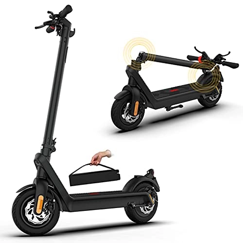 Electric Scooter : SUV Off Road Electric Scoote, Folding Electric Scooters Adults, with 500W Motor Up To 40Km / H, 36V / 15.6Ah Removable Lithium Battery, Max Long-Range 65Km, 10" Vacuum Tire