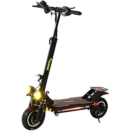 Electric Scooter : SUYUDD Folding Electric Scooter Adult Off-road Electric Scooter 800W Dual Motors Top Speed 65KM / H 10-inch Off-road Tires 40KM Maximum Load 100KG - Heavy Duty Scooter