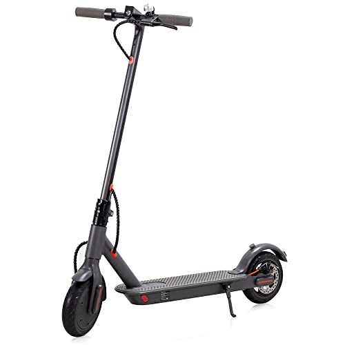 Electric Scooter : T4 Electric Scooter, E Scooter, Electric Scooter Adult, 8.5 inch Tires, 26 lbs Lightweight
