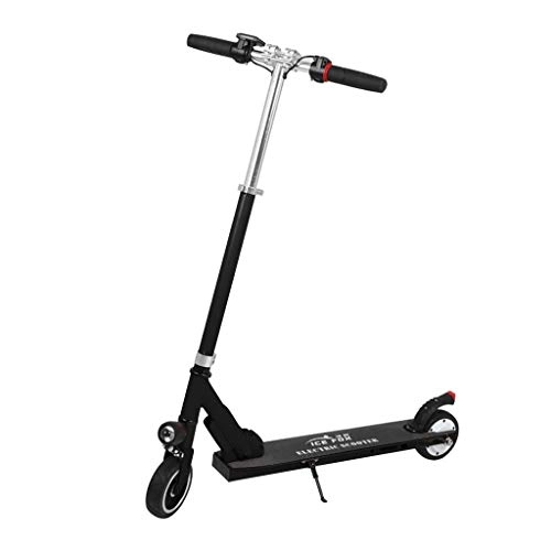 Electric Scooter : TeasyDay One-Step Fold Adult Electric Scooter for Commute and Travel, Intelligent two-wheeled electric scooter, Electric scooter folding scooter，Scooter, Commuter transport flatbed (Black)
