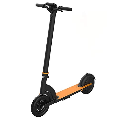 Electric Scooter : TKTTBD Electric Scooters Adults Folding E Scooter 350W 30km Long Range Super Shockproof 10 Inches Tires, Proof Tire Electric Kick Scooter With LED Light Double Brake