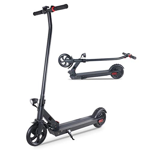 Electric Scooter : TOEU Electric Scooter, Urban Commuter Folding E-scooter, Max Speed 25km / h, 20km Long-Range, 36V / 6Ah Charging Lithium Battery, Adults Kids Super Gifts