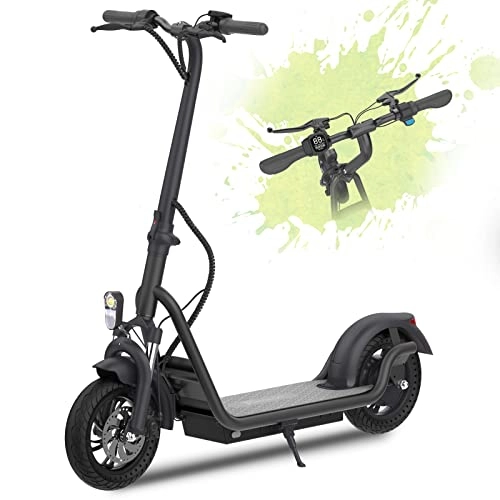 Electric Scooter : TOMOLOO Electric Scooter for Adults, Max Speed 20 MPH, 50 miles Range Off-Road Electric Scooters with 12'' Plus Tires, Electric Kick Scooter Foldable with UL Certified Long-range Battery