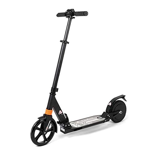 Electric Scooter : Two-Wheel Electric Scooter Dual-Purpose Folding Scooter Large-Capacity Lithium Battery Suitable for Adults and Children to Work and School