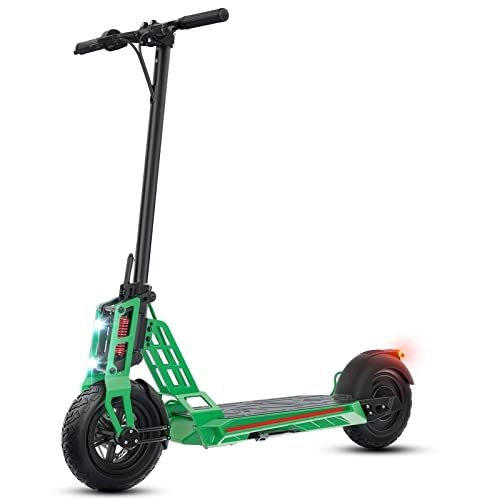 Electric Scooter : urbetter Electric Scooter 30-40km Long Range E Scooter 10 Inches Tire Electric Scooter Adults E Scooter 36V 13Ah Electric Scooters (green)