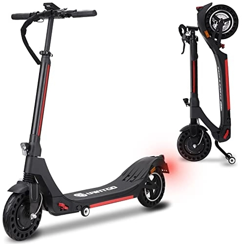 Electric Scooter : UWITGO Electric Scooter Adult 350W Fast Speed 25Km / h, Folding E Scooter with 10 Inch Solid Tires, Foldable Motorised Kick Scooters, Range 30Km
