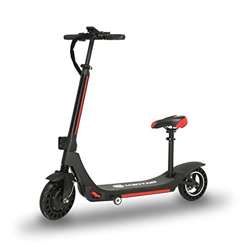 Electric Scooter : UWITGO Electric Scooter Adult Folding 10 Inch Long Range 38 Miles E Scooter Kick Scooter Foldable 350W 15.6Ah Max Speed 25 Km / h