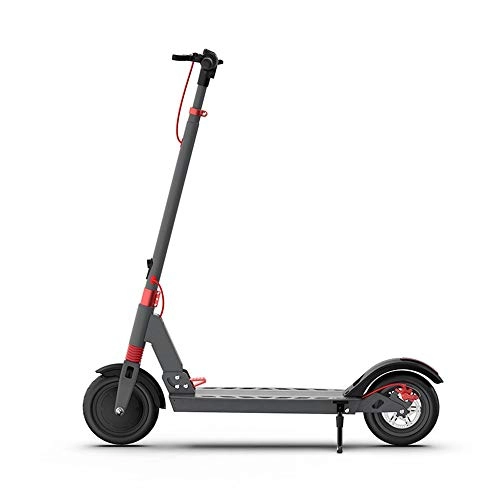 Electric Scooter : Vests Folding E-Scooter 8.5 Inch 36V Adult Foldable Electric Two-wheeled Scooter Aluminum Alloy Electronic Brake Waterproof and Non-slip Portable e Scooter