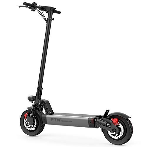 Electric Scooter : Vests Performance Electric Scooter 48V Folding Electric Lithium Battery Aluminum Alloy Dual Brake Dual Shock Absorber 4~6 Hours Portable Electric Scooter