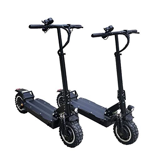 Electric Scooter : Vests Portable Electric Scooter, 11 Inch 35A Aluminum Alloy Waterproof Non-slip Lithium Battery Two-wheel Cross-country Adult Foldable Foldable Electric Scooter