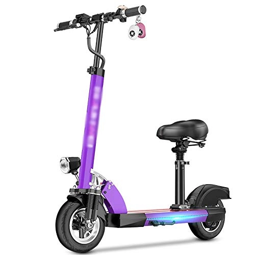 Electric Scooter : Vests Portable Electric Scooter 48V26.6AH Lithium Battery Life 80-100 Two-color Electric Adult Folding Scooter Waterproof And Non-slip Electric Scooter for Adults