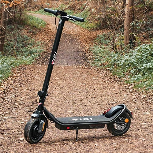 Electric Scooter : VICI Explorer Electric Scooter [500W / 36V / 12.5AH] - With App | Electric Scooters | E Scooter | Electric Scooter Adult | Electric Scooter Accessories (Scooter + Large Helmet (57-61cm))