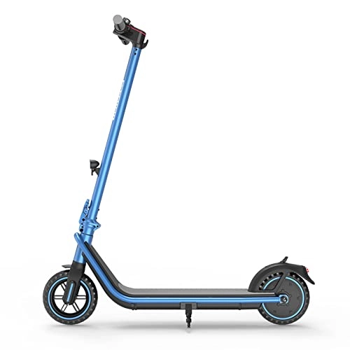 Electric Scooter : VIVOVILL Electric Scooter, 350W Motor Foldable Scooter, Up to 25kmH, 8.5 inch Solid Tires, LCD Display Screen, 25 km / h E-scooter, Commuter Electric Scooter for Adults-Blue