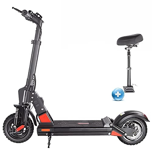 Electric Scooter : VIVOVILL GYL067 Electric Scooters Adults, , 500W Motor, Folding E Scooters with Seat and ElectronicLCD Display Screen, 10 inches Tires 48V 13AH with APP Control for Adult and Teenagers