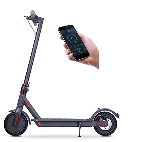 Electric Scooter : VIVOVL 086 Electric Scooter Adult, 350W Motor | 25 km Max | 36v / 7.8 Ah ] E-Scooter with 8.5" Anti-slip Tires and LCD Display, LED Light, APP Control