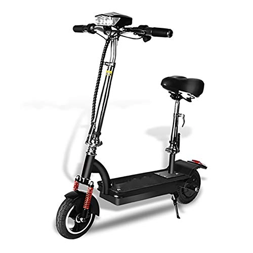 Electric Scooter : WEIJINGRIHUA Electric Scooter For Adult, Town And City Commuter With Lightweight Folding Frame, Maximum Speed:35-55km / h