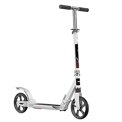 Electric Scooter : WEIJINGRIHUA Folding Non-electric Scooter for Adults and Teenagers, Maximum load 300kg
