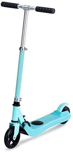 Electric Scooter : XBSLJ Electric Scooter, Adjustable Maximum Speed Folding 6 km / h 6 km Running Distance for Boys Girls from 7 to 14 Years - Blue