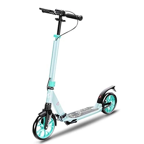 Electric Scooter : XBSLJ Kick Scooter, Electric Scooter Adult Scooter, Big Wheel Kick Scooter, Youth Adult Scooter With Double Brakes, Stylish Folding Commuter Scooter, Load 100KG