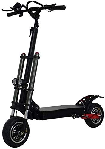 Electric Scooter : XINHUI 11 Inch Double Drive Mountain Electric Scooter 52V3600W Electric Scooter Adult Folding Scooter