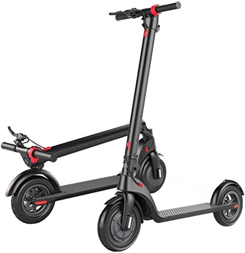 Electric Scooter : XINHUI Electric Scooter, Foldable 8.5 Inches Adult Scooter, The Stunt Scooter with Air Tires, ABS Disc Brake, Has A Max Speed of 32 Km / H And Endurance of 20 Km
