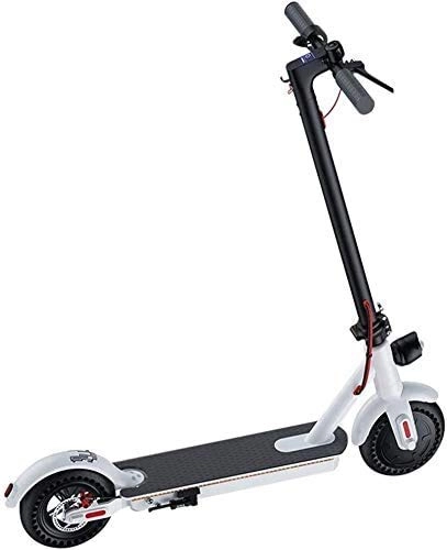 Electric Scooter : XINHUI Electric Scooter, IP54 / 300W Height-Adjustable Electric Scooter, Wheel Bearing Adult Mobility Electric Scooter, White