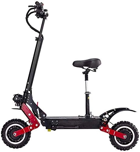 Electric Scooter : XINHUI High Standard Electric Scooter 5600W (With LED Display), 32Ah Battery Electric Scooter (With Hydraulic Brake Dual-Drive Electric Scooter) 110Km Endurance