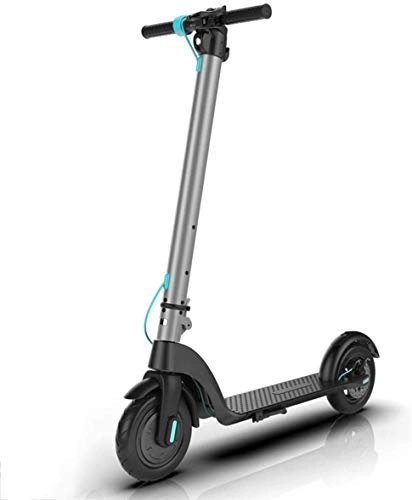 Electric Scooter : XINHUI Ultra-Portable Electric Scooter - Compact, Lightweight And Fast Electric Scooter for Adults - 20Mph, Long Range, Only 33Lbs - for Commute, Silver