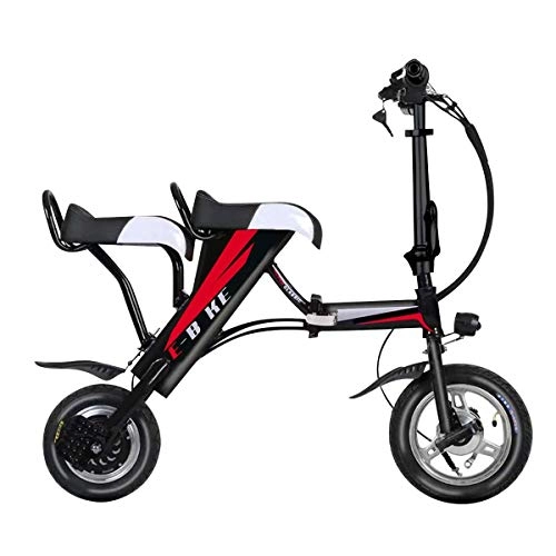 Electric Scooter : XiYou Electric Scooter Adult, Maximum Speed 25KM / H Maximum Load 250kg Maximum Cruising Range 15 / 55KM Double Folding Front 12 Inches And Rear 10 Inches Tubeless Tires