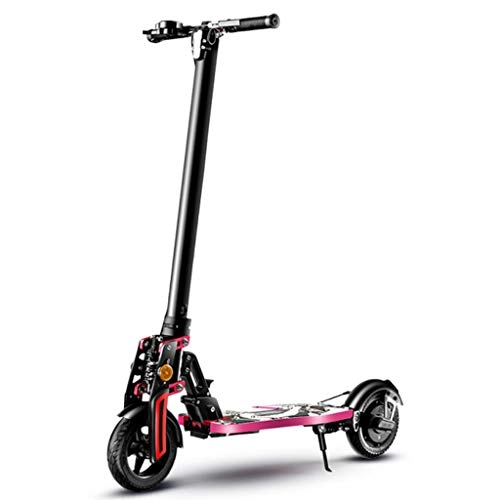Electric Scooter : XZBYX Electric Scooter Adult Collapsible Small Portable Lithium Battery 2 Wheel Scooter Mini Electric Car, Battery Capacity 7.8AH, Speed 25Km / H, 114 * 33.5 * 113CM
