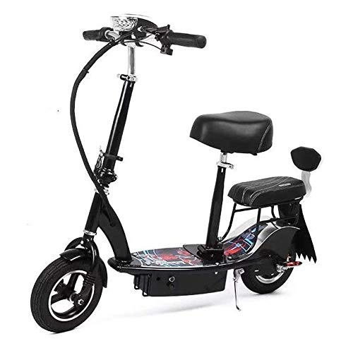Electric Scooter : YANGMAN-L Double Electric Scooter, Mini Folding Parent-Child Scooter 120Kg Load Maximum Mileage 40Kg Maximum Speed 35 KMH for Work Travel Outdoor Activities