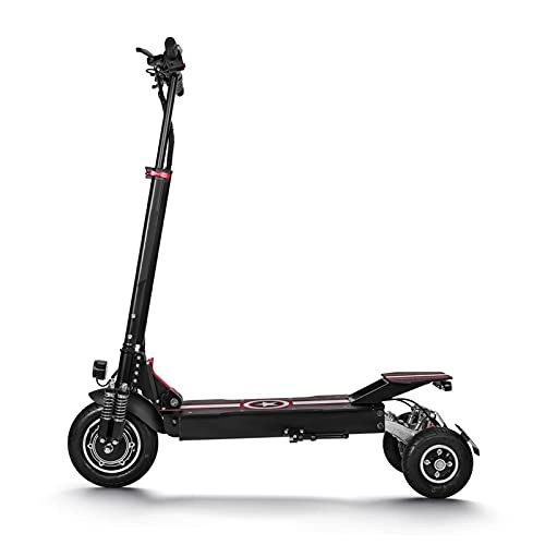 Electric Scooter : YHKJ Electric Scooter, Electric Scooter for Adults 1000W Brushless Motor Max Speed 45Km / h 60km Long-Range Battery Foldable and Portable for Adults Commute and Travel, Black, B