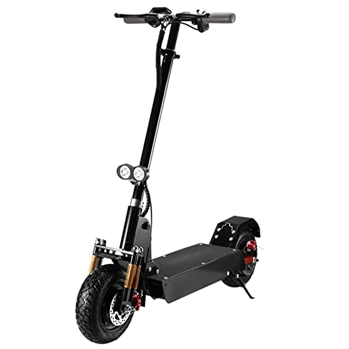 Electric Scooter : YJF-MRY Adults Electric Scooter, Foldable Off-Road Electric Scooter with 10 Inch Vacuum Tires Fast Commuter Scooters Range Up To 30Km Max Load 150Kg
