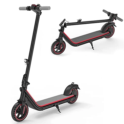 Electric Scooter : YQGOO Electric Scooter - Fast Commuting E-Scooter Foldable Electric Scooter with 350W Motor Up To 15.5 Mph / Max Range 16 Mile / 8.5" Tire / LED Headlight / Electric Brake